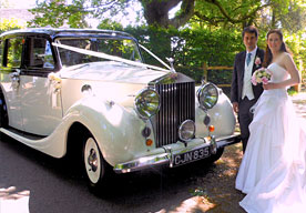 Vintage Rolls Royce Wedding Car